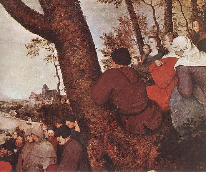 Pieter Bruegel the Elder The Sermon of St John the Baptist Germany oil painting art